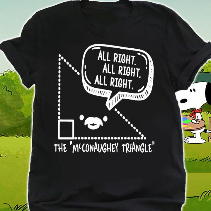 Math all right all right all right the McConaughey triangle shirt shirt