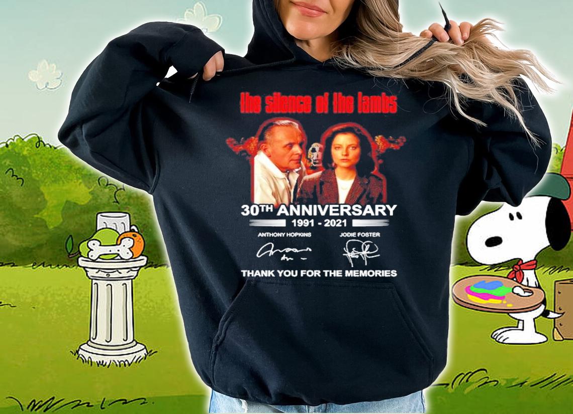 Men's The Silence Of The Lambs 30th anniversary thank you for the memories shirt hoodie