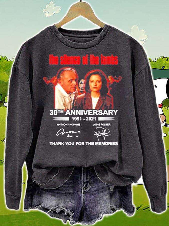 Men's The Silence Of The Lambs 30th anniversary thank you for the memories shirt sweatshirt