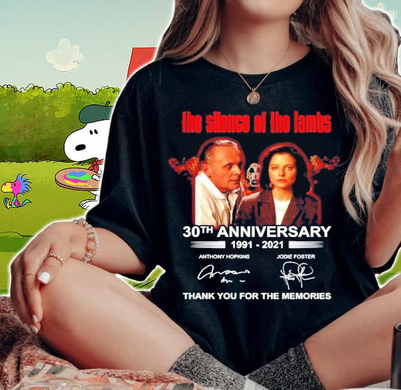 Men's The Silence Of The Lambs 30th anniversary thank you for the memories shirt woman shirt