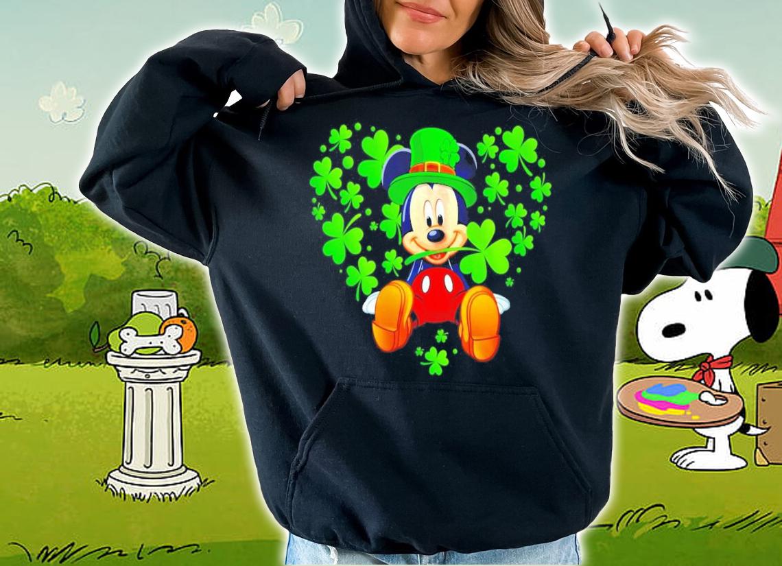 Mickey Mouse St.Patrick's Day shirt hoodie