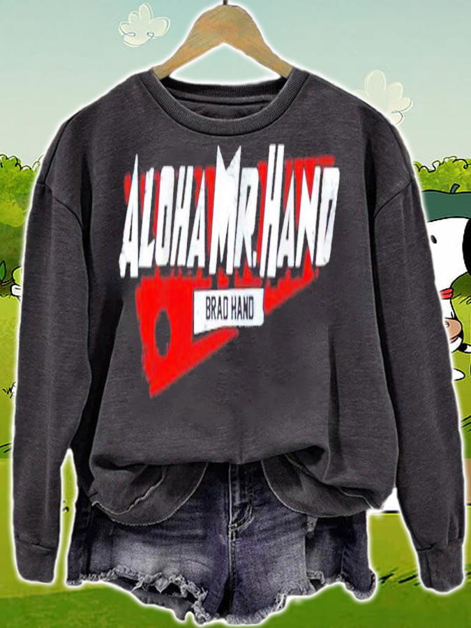 Aloha Mr.Hand brand hand shirt sweatshirt Aloha Mr.Hand brand hand shirt sweatshirt