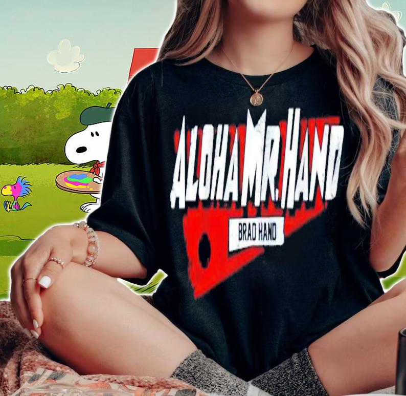 Aloha Mr.Hand brand hand shirt woman shirt Aloha Mr.Hand brand hand shirt woman shirt
