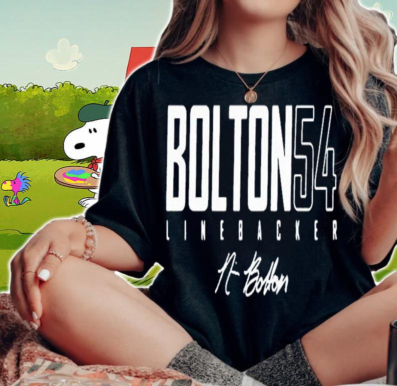 Bolton 54 Linebacker signature T-shirt woman shirt