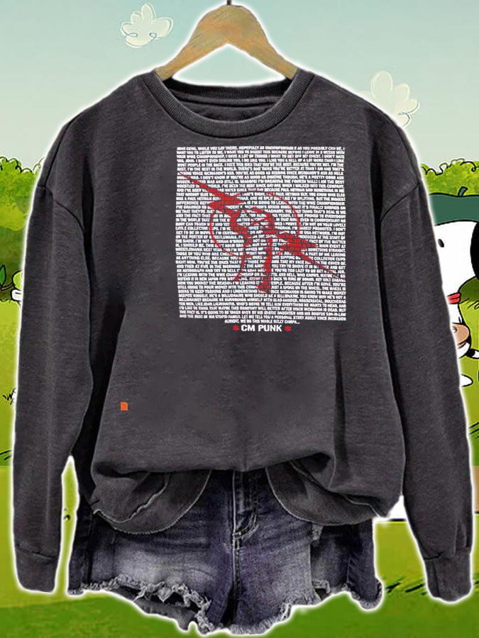 CM Punk John Cena while you lay there shirt sweatshirt