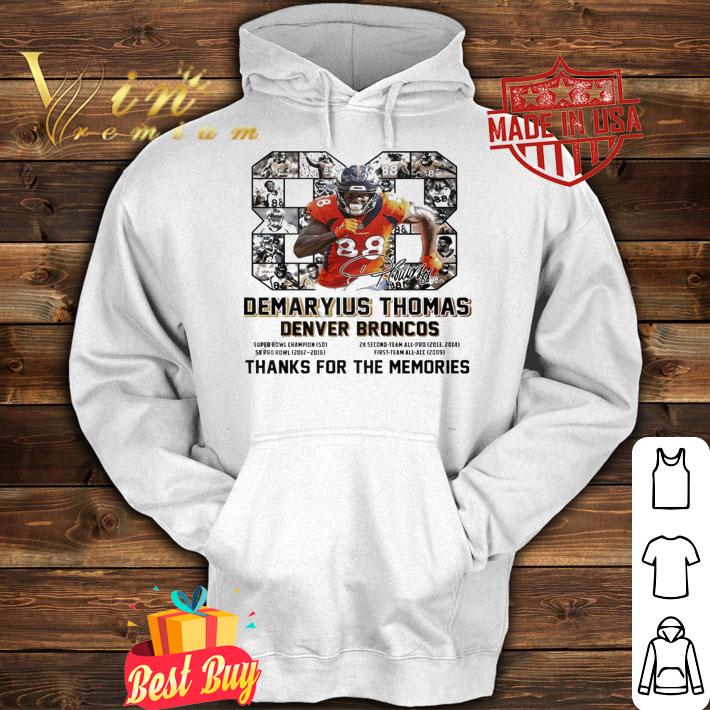 Demaryius Thomas Denver Broncos thanks for the memories shirt hoodie