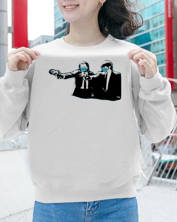 Pulp Fiction Pulp Covid wear a mask rona quarantine shirt sweatshirt
