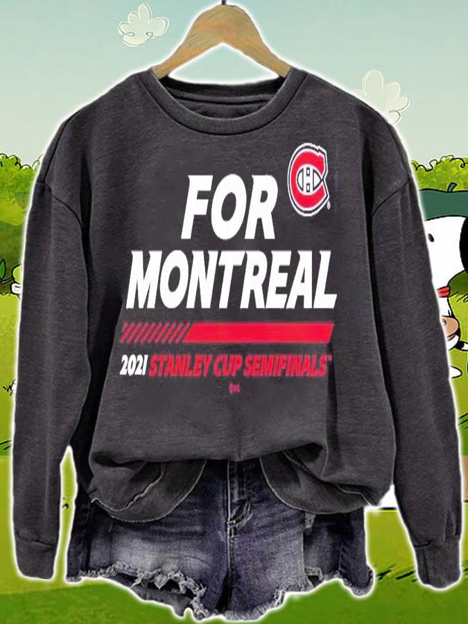 Montreal Canadiens 2021 NHL Stanley Cup Playoffs Semifinal Stacking the Pads shirt sweatshirt