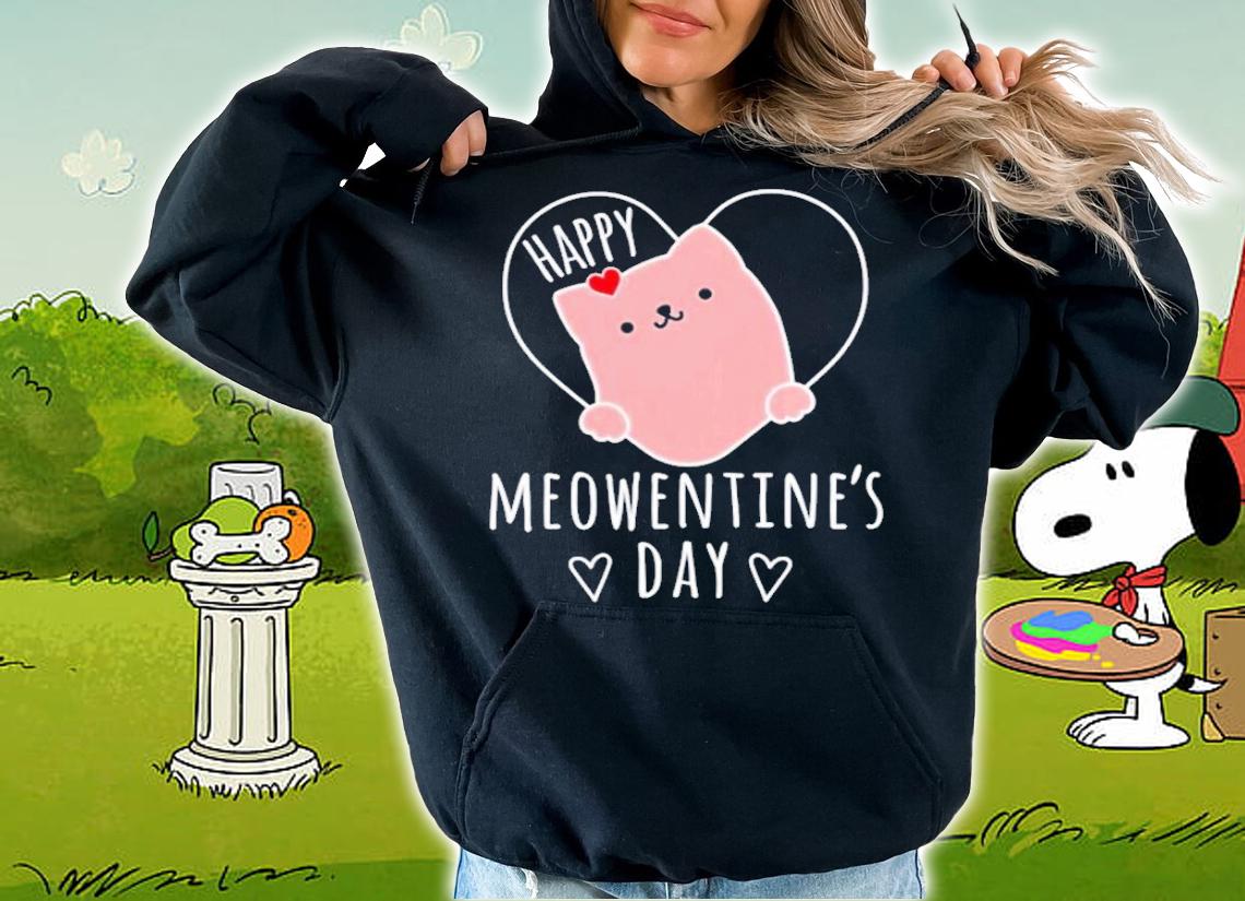 Valentines Day Happy Meowentine's Day shirt hoodie