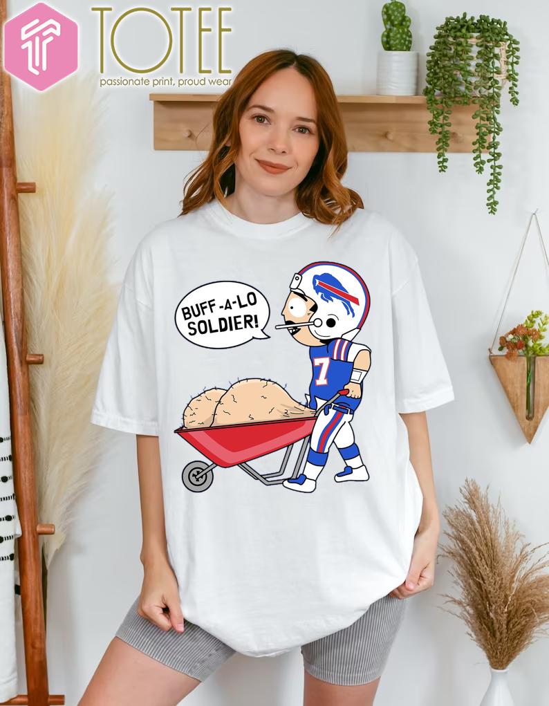 The South Park Buff-A-Lo Soldier Buffalo Bills T-Shirt