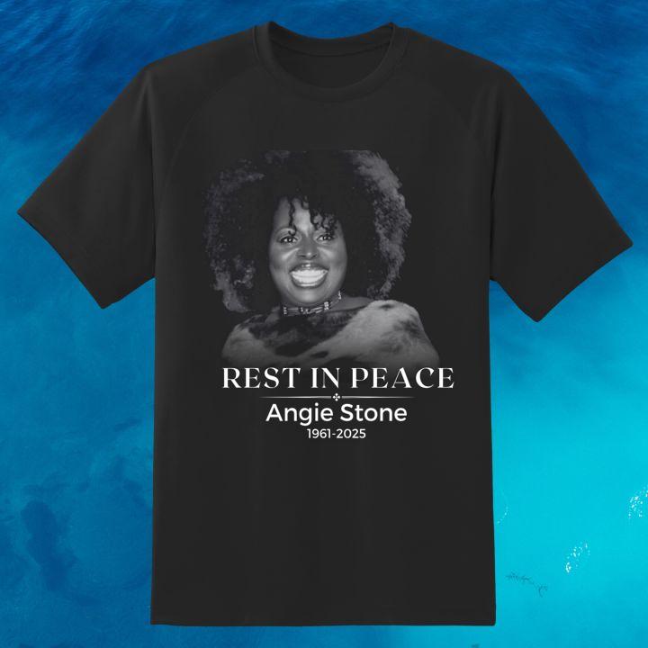 Rest In Peace Queen Angie Stone 1961-2025 Tribute For R&B Singer T-Shirt