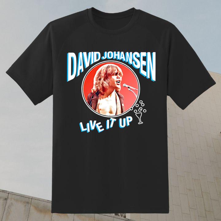 David Johansen Live It Up Vintage Concert Tribute T-Shirt