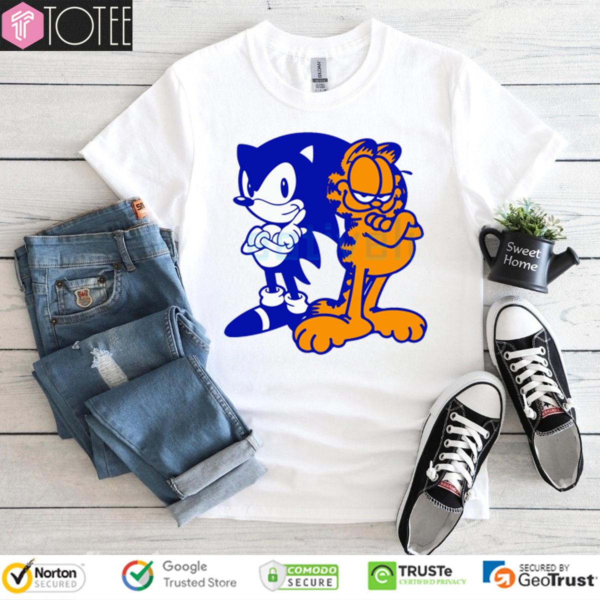 Sonfield Parody Sonic X Garfield T-Shirt