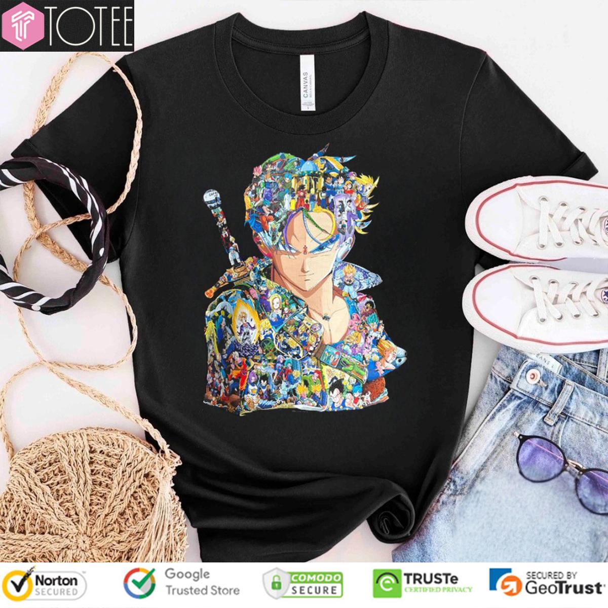 All Characters Inside Trunks Dragon Ball T-Shirt