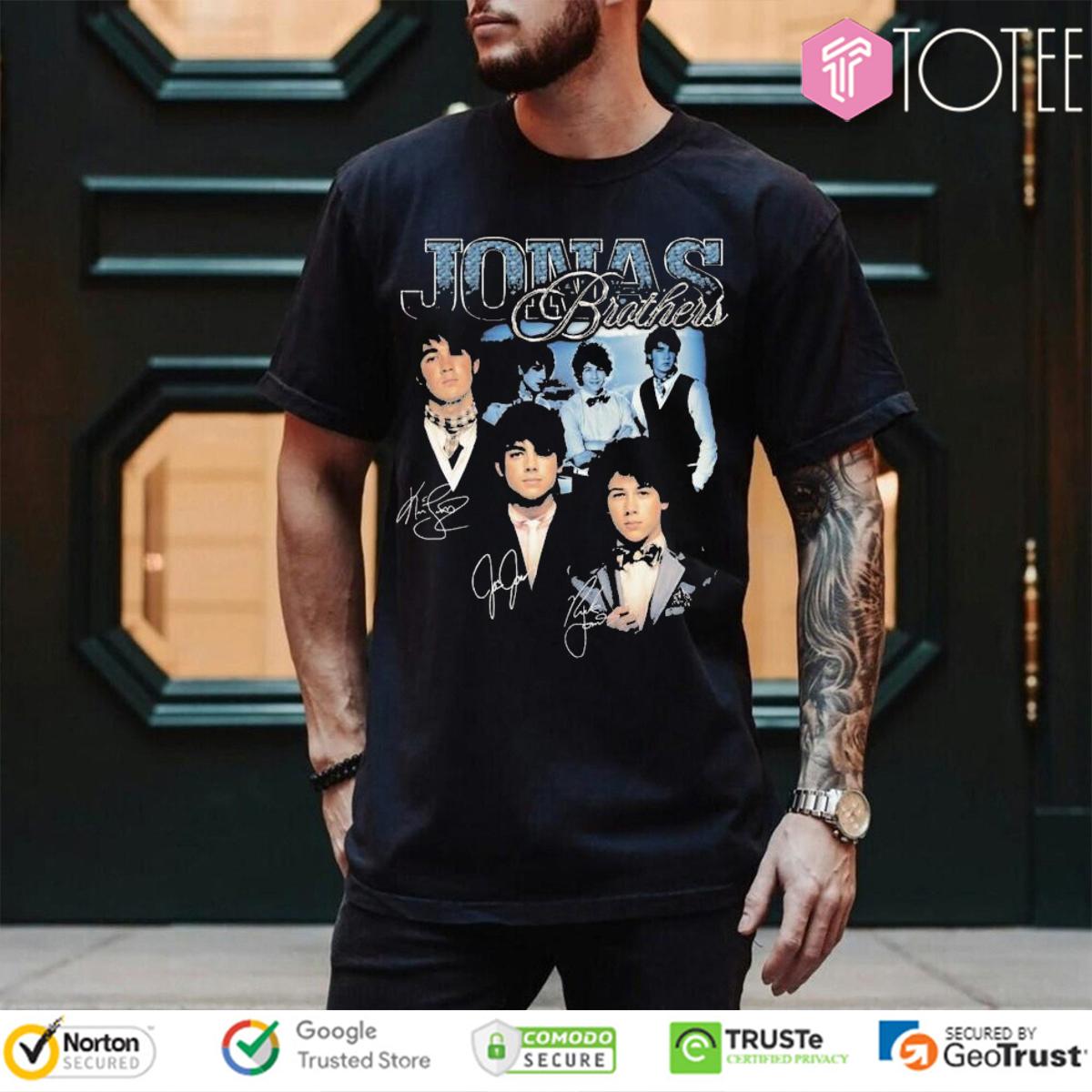 Jonas Brothers Pop Band Jonascon Signature Shirt