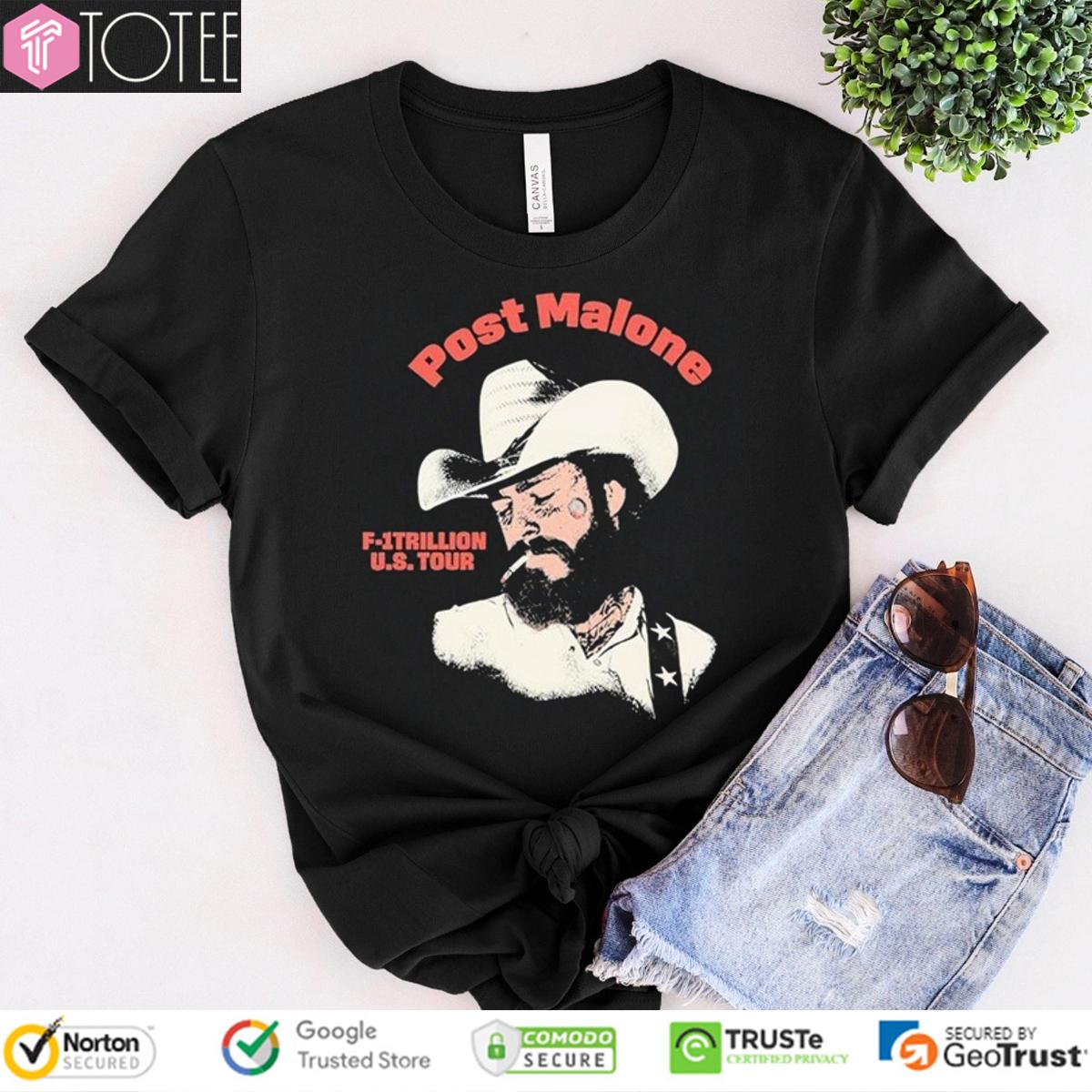 Post Malone F-1 Trillion Tour 2025 T-Shirt