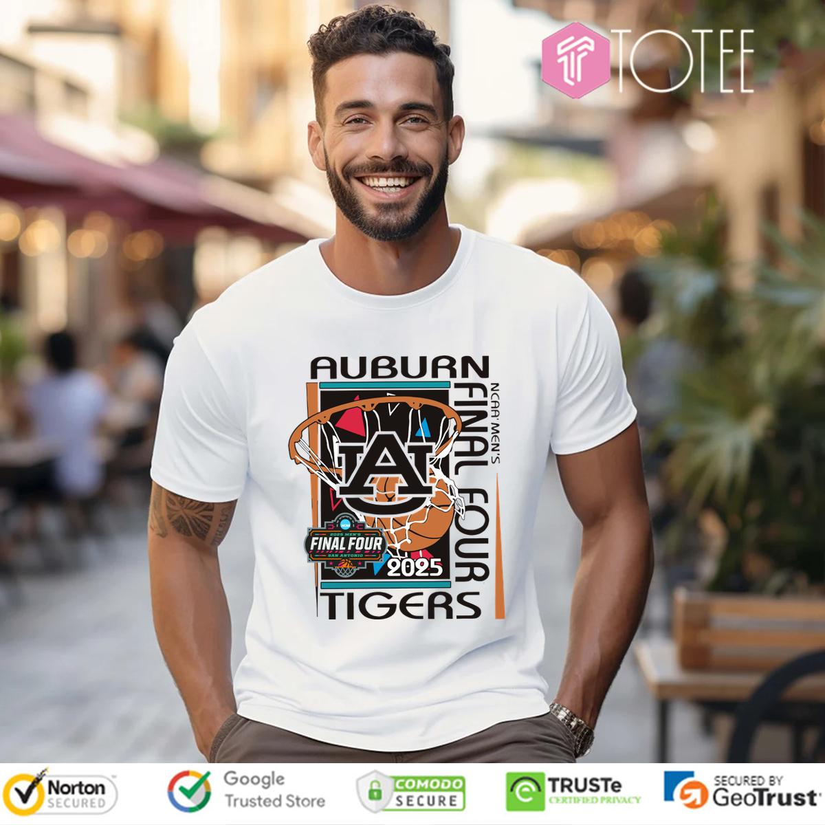 Auburn Basketball 2025 Mens Final Four Retro Shirt 