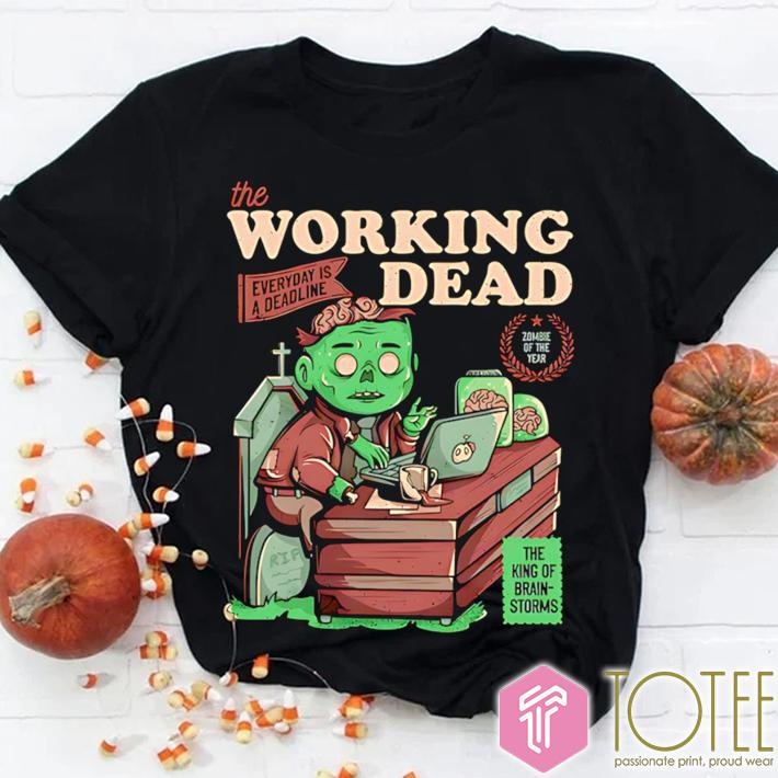 The Working Dead Parody The Walking Dead T-shirt