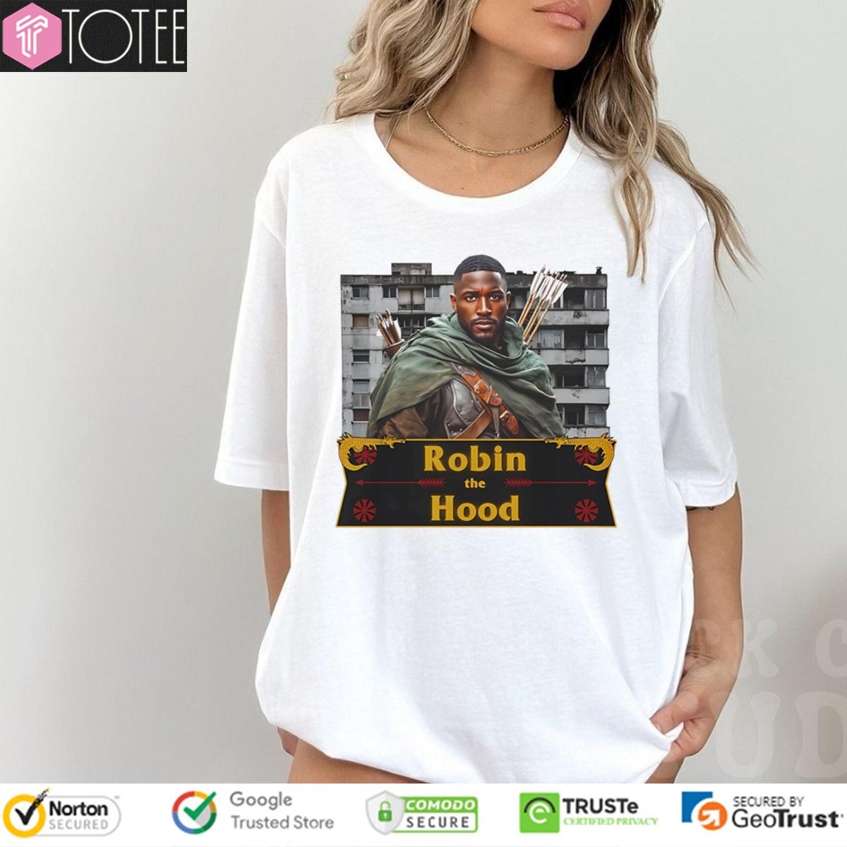 Black Robin The Hood T-shirt